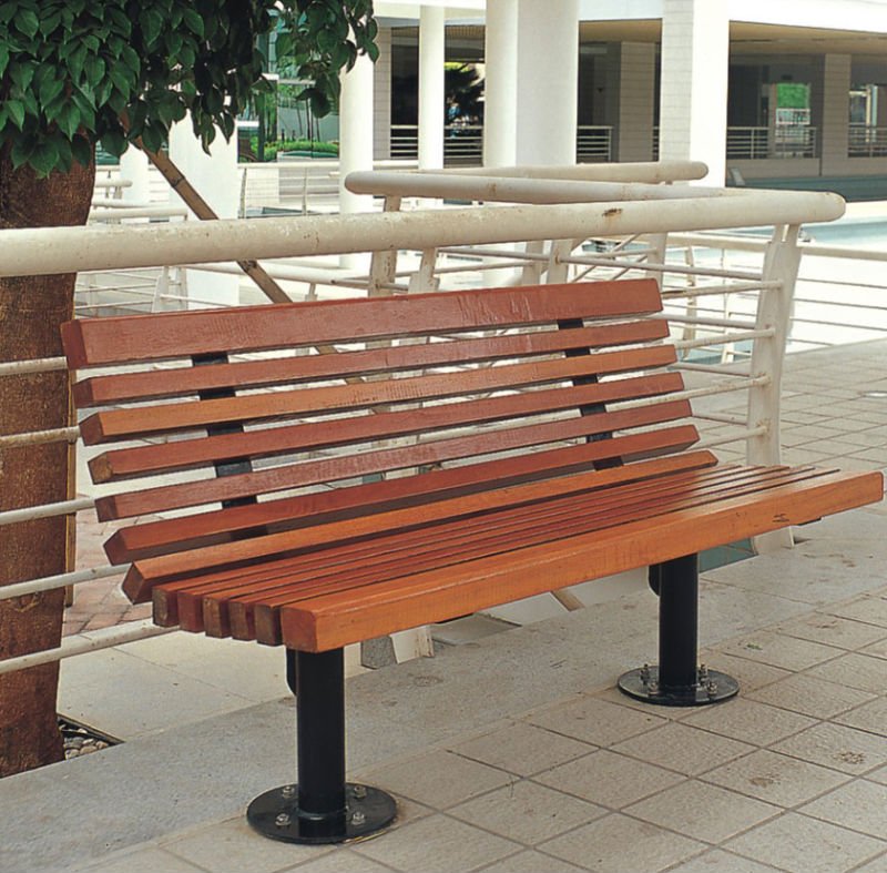 3 Seater Wooden Bench