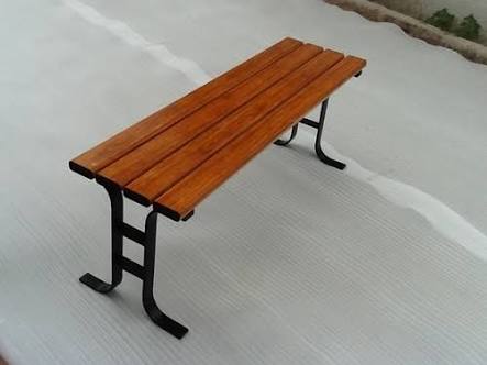 Frp bench without back rest