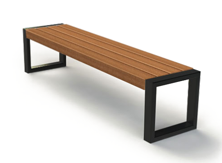 Heavy bench without back rest