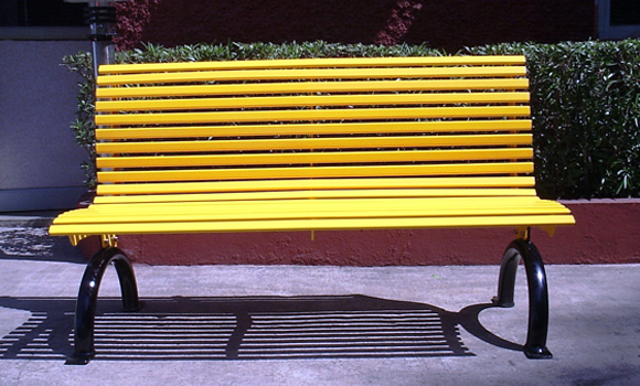 Plain Metal Bench
