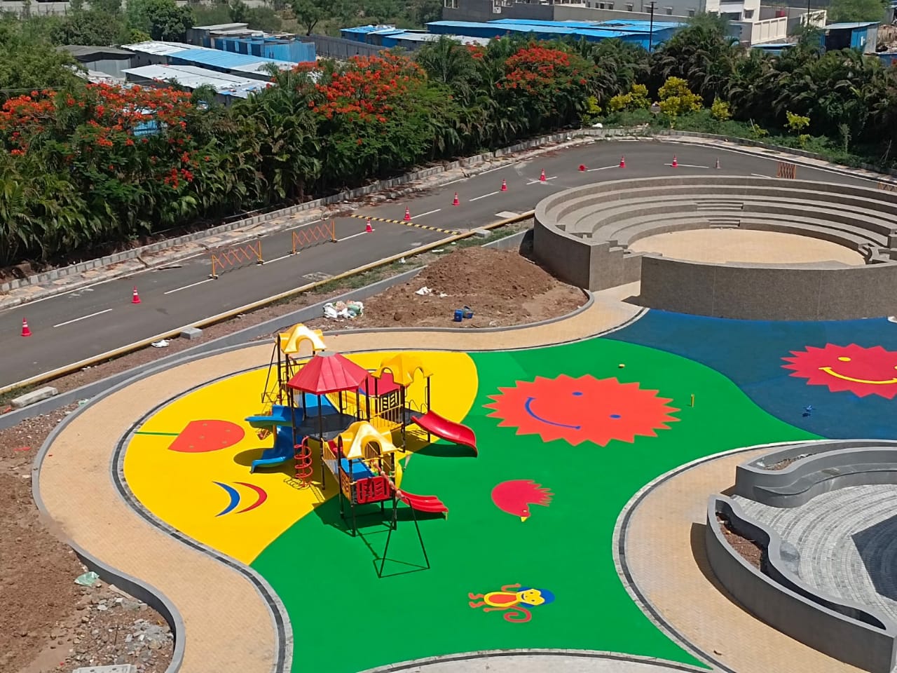 Large area Rubber flooring